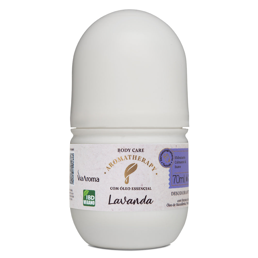 Desodorante de Lavanda - Via Aroma - Frasco com 70ml