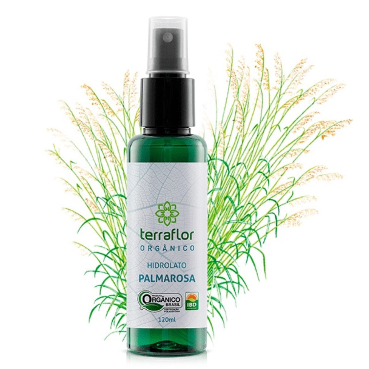 Hidrolato (Orgânico) de Palmarosa - Terra Flor - Frasco com 120ml