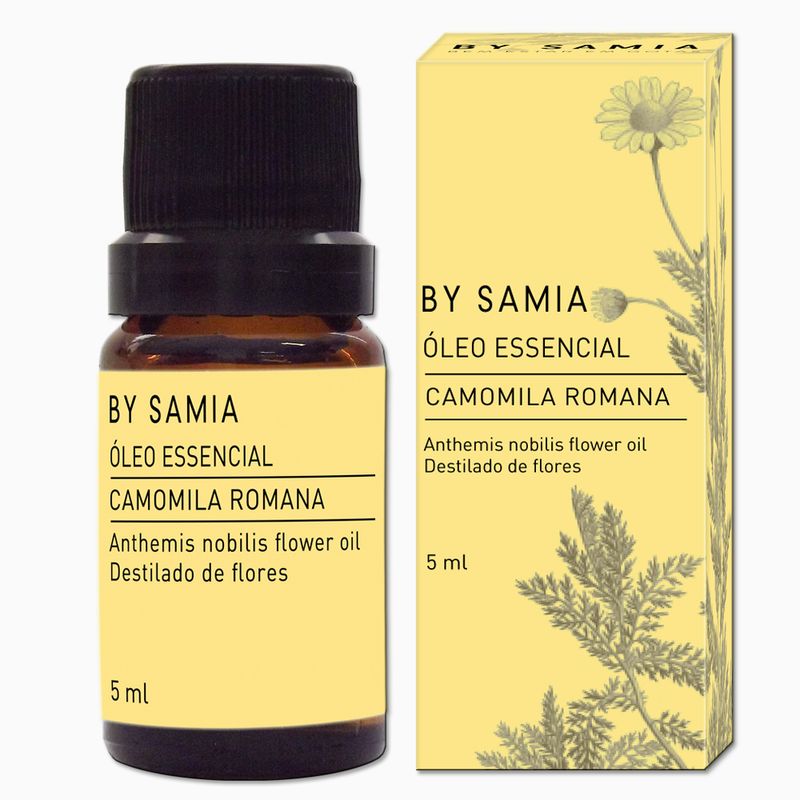 Óleo Essencial de Camomila Romana - By Samia - Frasco com 5ml