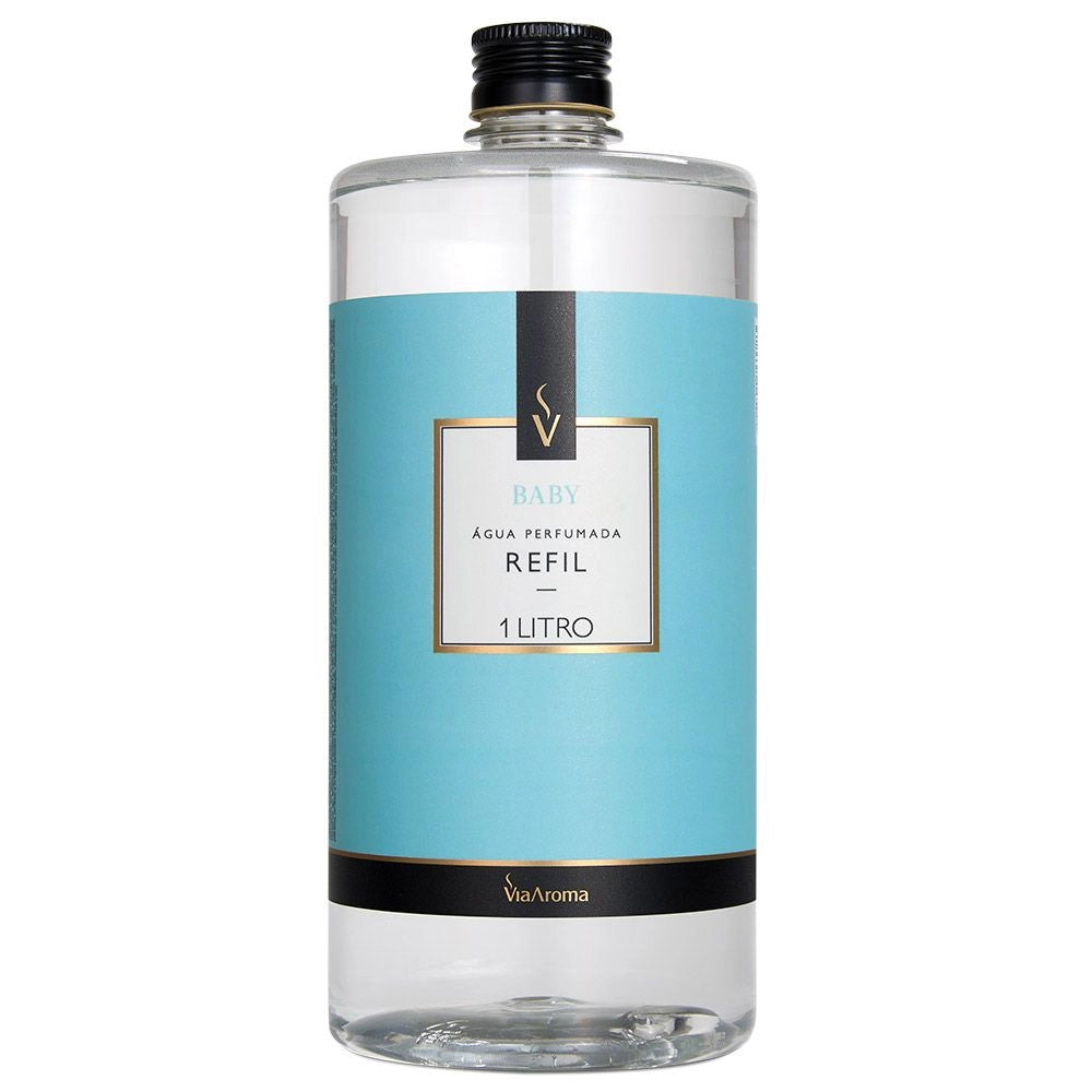 Refil Água Perfumada de Baby - Via Aroma - Frasco com 1 Litro