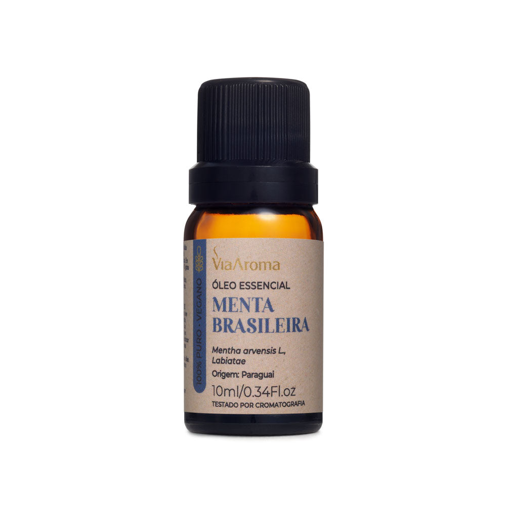 Óleo Essencial de Menta Brasileira - Via Aroma - Frasco com 10ml