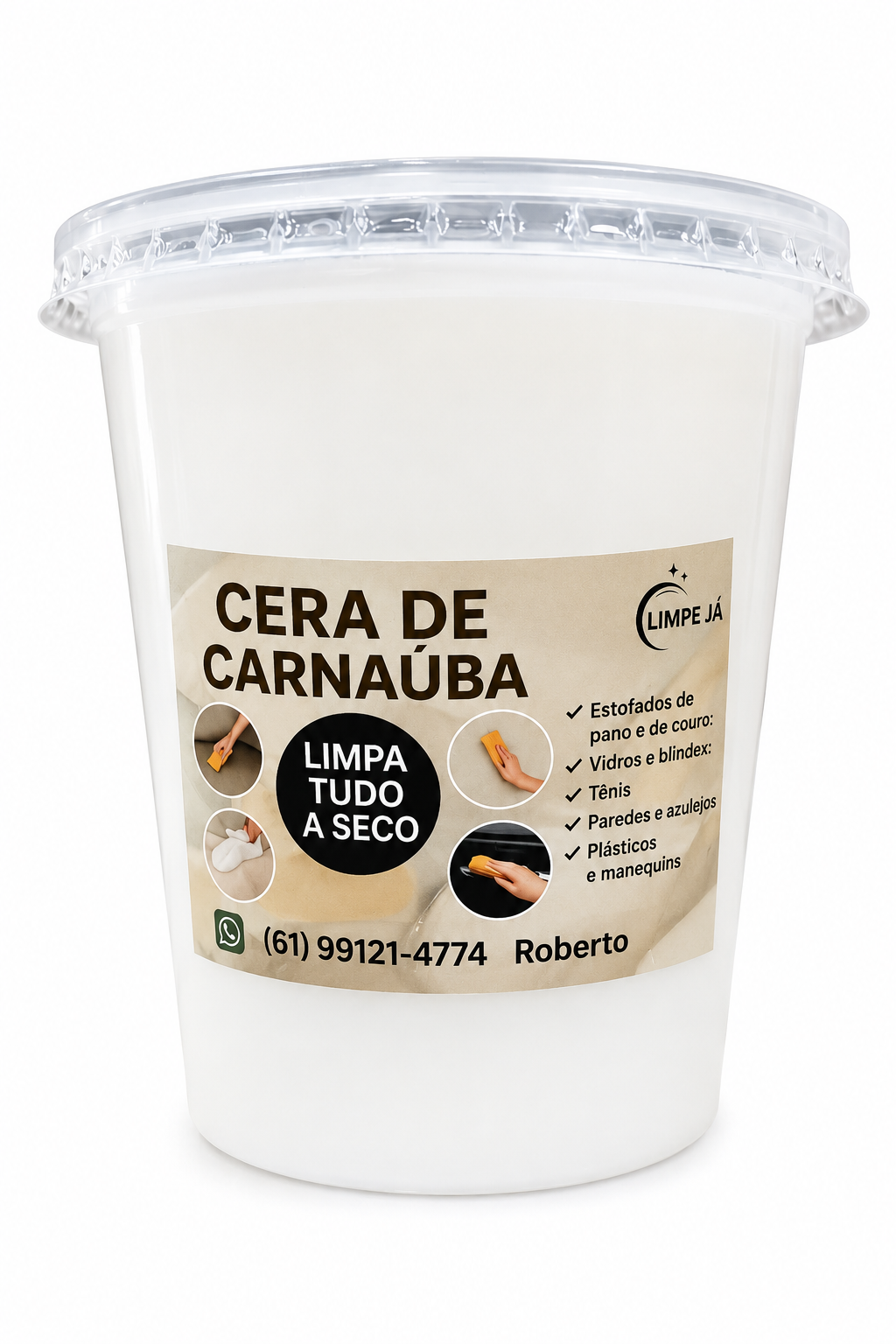 Cera de Carnaúba - Limpa Tudo A Seco