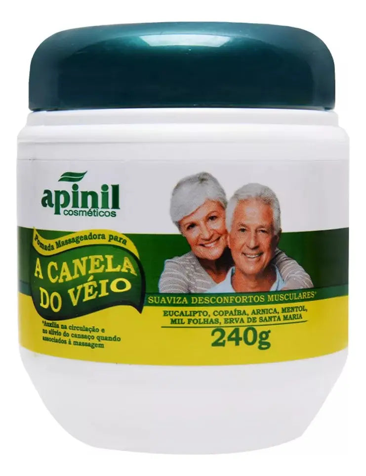 Pomada Massageadora 'A Canela do Véio' - Apinil - 240g