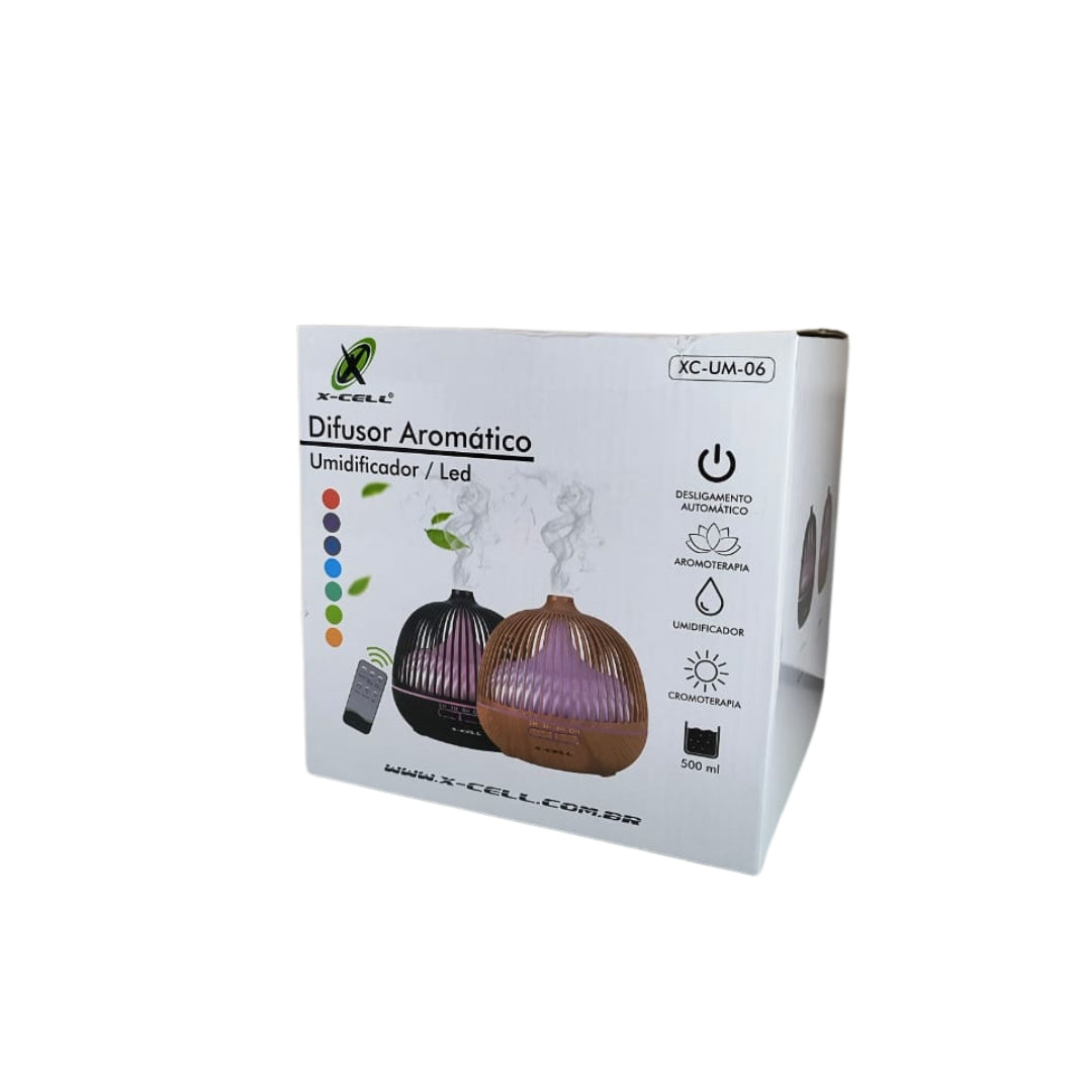 Umidificador de Ar com LED - Flex Gold - 500 mL