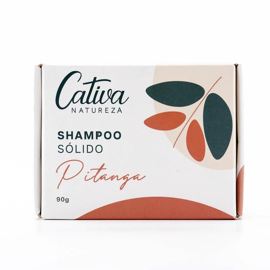 Shampoo Sólido de Pitanga - Cativa - Frasco com 90g