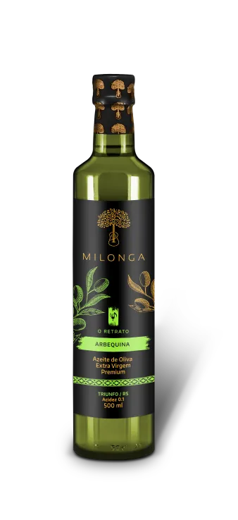 Azeite de Oliva Extra Virgem Arbequina - Milonga - Frasco com 500ml