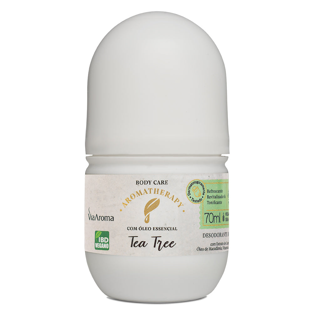 Desodorante de Tea Tree - Via Aroma - Frasco com 70ml