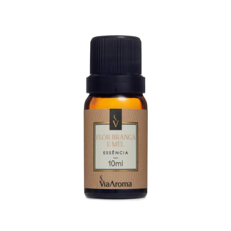 Essência Flor Branca e Mel Via Aroma - 10ml