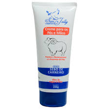 Creme Sebo de Carneiro - San Jully - Hidratante Mãos e Pés 200g
