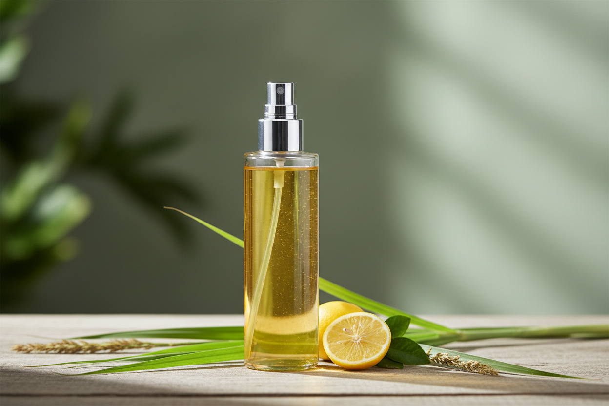 Home Spray Citronela – Mundo dos Óleos
Imagem sem nada escrito
Fragrância: Citronela (Cymbopogon nardus)
Tipo: Aromatizador de ambiente spray