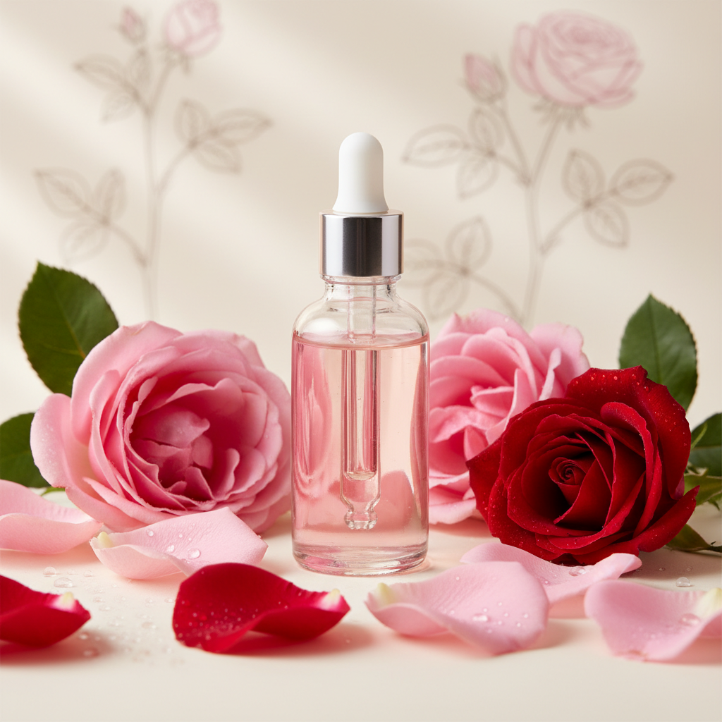 Óleo Essencial de Rosas 10% (Diluida) - Frasco com 10ml