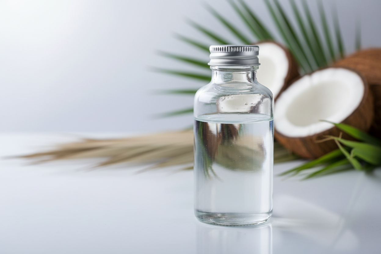 sem texto na imagem
Lauril Éter Sulfato de Sódio
Nome científico (INCI): Sodium Laureth Sulfate
NCM: 3402.11.90
Parte utilizada: Ácidos graxos derivados de óleos vegetais (geralmente óleo de coco ou óleo de palma)
Método de produção: Etoxilação e sulfatação de álcoois graxos, seguida de neutralização com hidróxido de sódio
Conheça o Lauril Éter Sulfato de Sódio
O Lauril Éter Sulfato de Sódio — também conhecido comercialmente como SLES, Laureth Sulfato de Sódio ou simplesmente Lauril — é um dos tensoativ