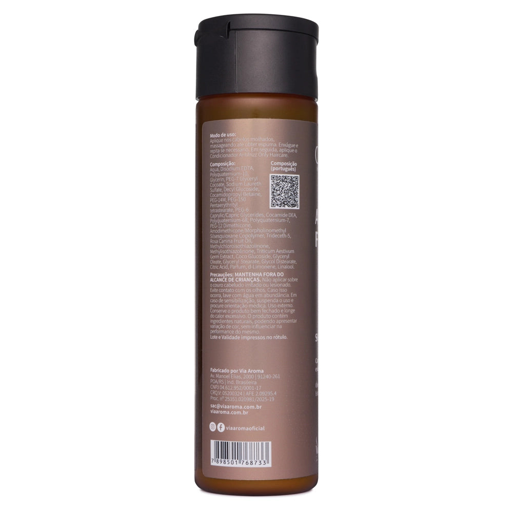 Shampoo Antifrizz - Only Haircare - Via Aroma - Frasco com 250ml