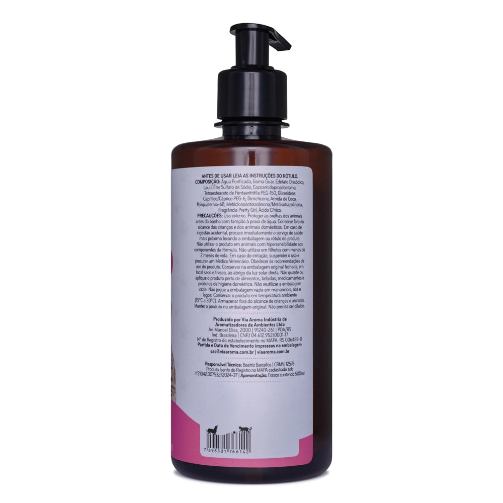Shampoo One Pet Fêmea - Via Aroma - Frasco com 500ml