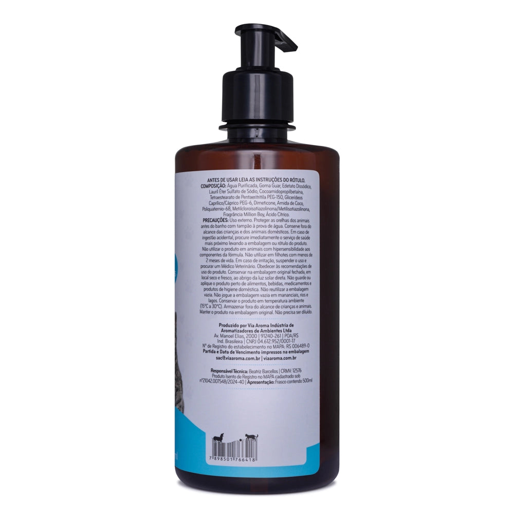 Shampoo One Pet Macho - Via Aroma - Frasco com 500ml
