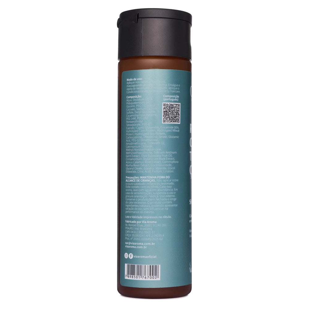 Shampoo Reconstrução - Only Haircare - Via Aroma - Frasco com 250ml