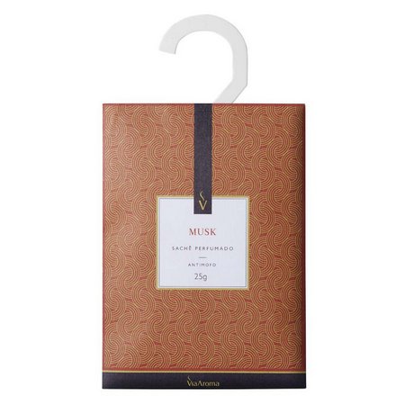 Sachê Perfumado 25g - Musk - Via Aroma - Mundo dos Óleos