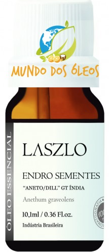 Óleo Essencial de Endro (Semente) - Laszlo - Frasco com 10ml - Mundo dos Óleos