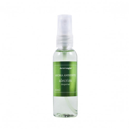 Spray de Ambiente - Alecrim - (Com Óleo Essencial de Alecrim) - WNF - Frasco com 60ml - Mundo dos Óleos