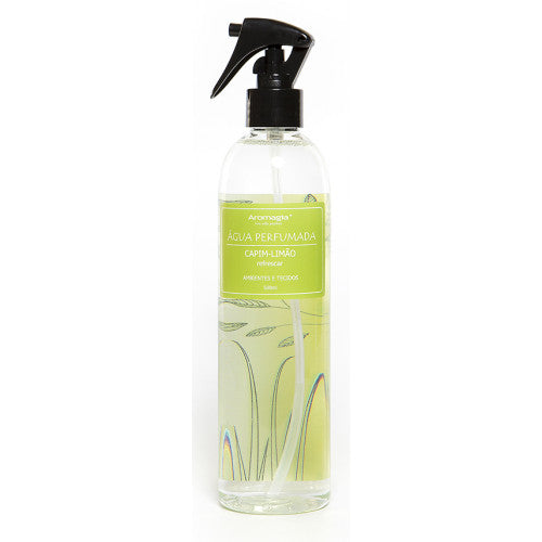 Água Perfumada Capim Limão - (Com Óleo Essencial de Lemongrass) - WNF - Frasco com 500ml - Mundo dos Óleos