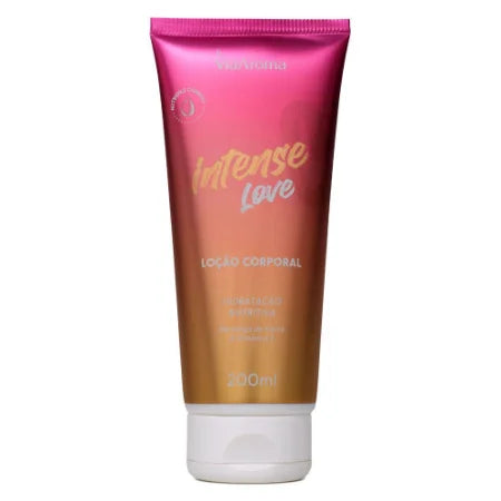 Loção Corporal Desodorante Intense Love - Via Aroma - Frasco com 200ml - Mundo dos Óleos