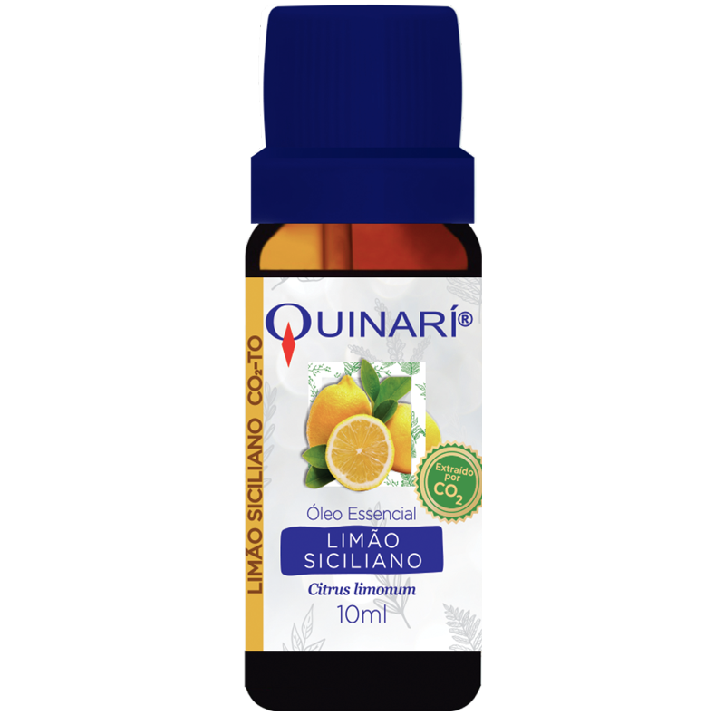 Óleo Essencial de Limão (CO2) - Quinarí - Frasco com 10ml - Mundo dos Óleos