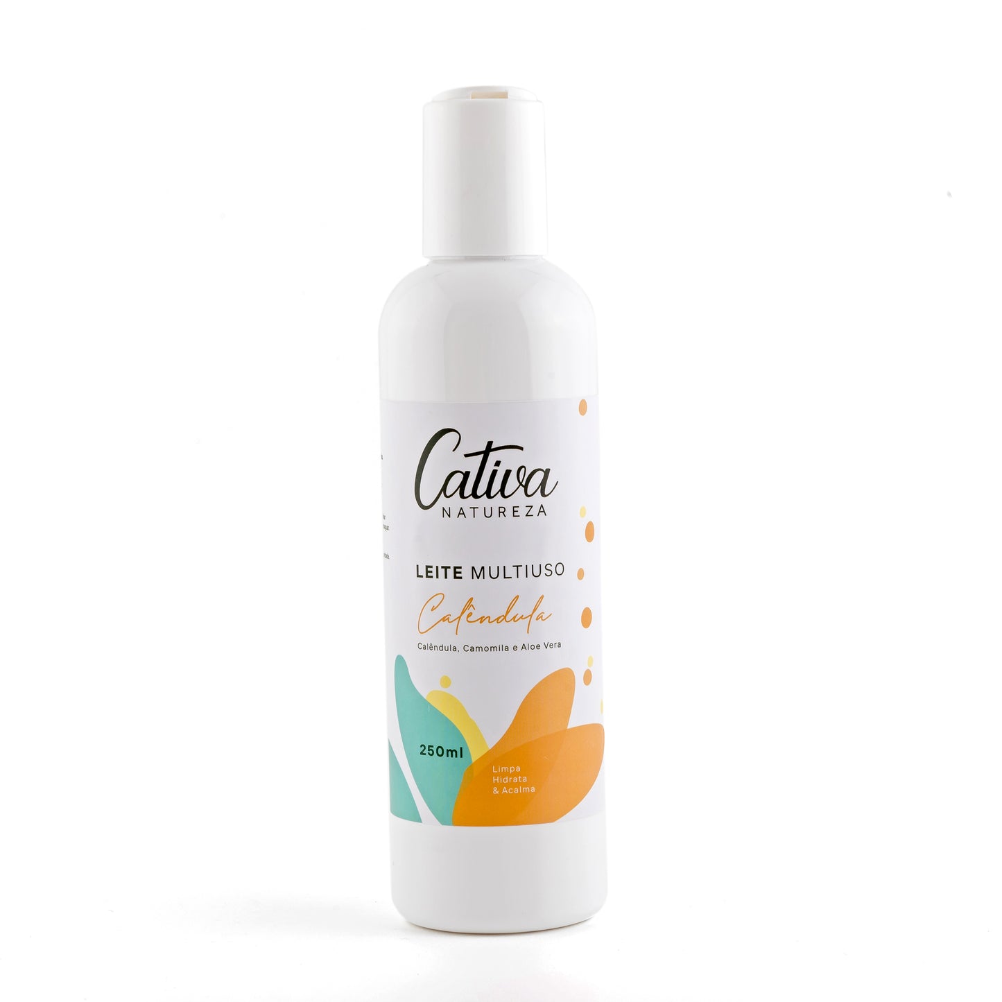 Leite de Calêndula - Cativa - Frasco com 250ml - Mundo dos Óleos