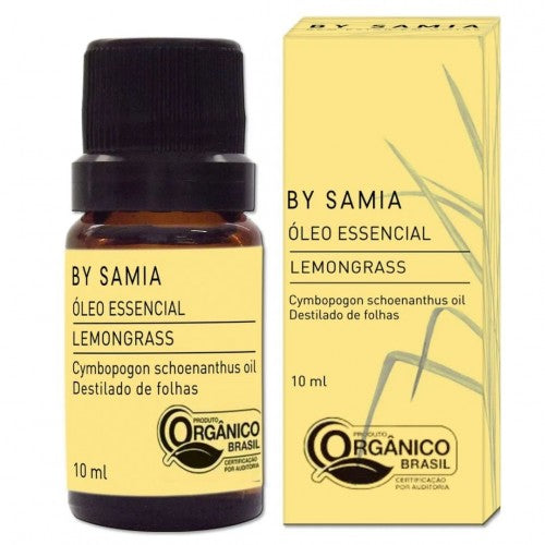 Óleo Essencial de Lemongrass (Orgânico) - By Samia - Frasco com 10ml - Mundo dos Óleos