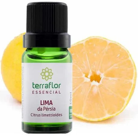 Óleo Essencial de Lima da Pérsia - Terra Flor - Frasco com 10ml - Mundo dos Óleos