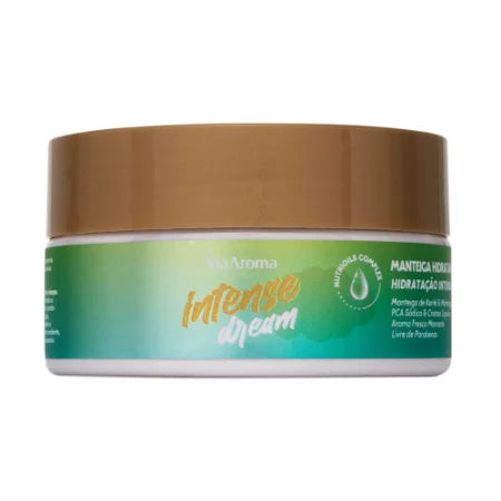 Manteiga Hidratante Desodorante Intense Dream - Via Aroma - Frasco com 200g - Mundo dos Óleos