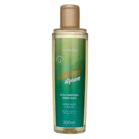 Óleo Corporal Hidratante Desodorante Intense Dream - Via Aroma - Frasco com 200ml - Mundo dos Óleos