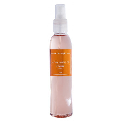 Spray de Ambiente - Pitanga - (Com Óleo Essencial de Laranja Doce) - WNF - Frasco com 200ml - Mundo dos Óleos