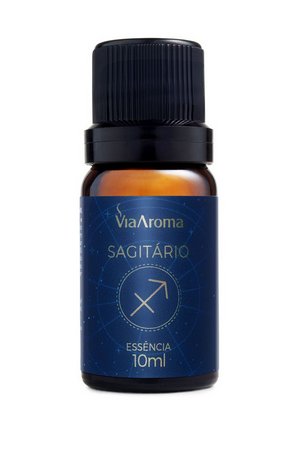 Essência Signo de Sagitário - Via Aroma - Frasco com 10ml - Mundo dos Óleos