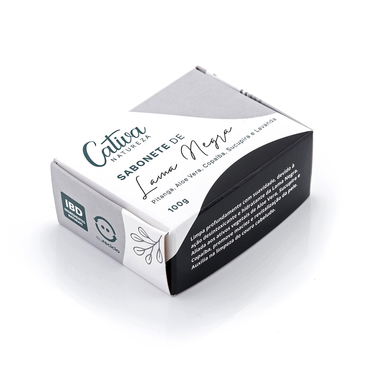 Sabonete de Lama Negra - Cativa - Barra de 100g - Mundo dos Óleos