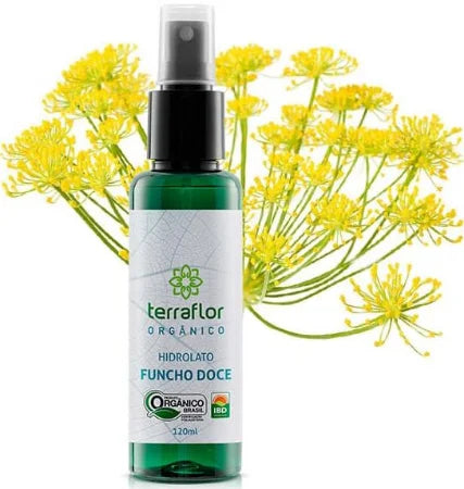 Hidrolato (Orgânico) de Funcho Doce - Terra Flor - Frasco com 120ml - Mundo dos Óleos