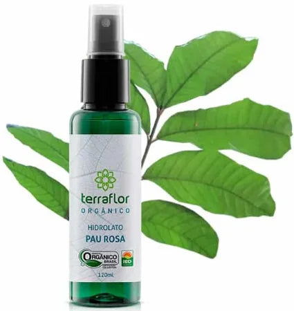 Hidrolato (Orgânico) de Pau Rosa - Terra Flor - Frasco com 120ml - Mundo dos Óleos