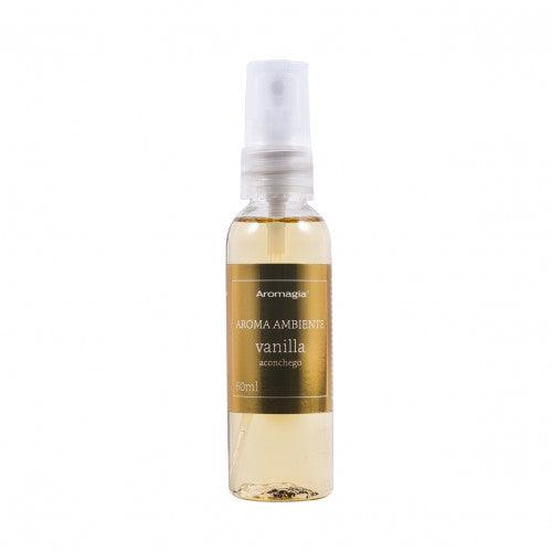 Spray de Ambiente - Vanilla - (Com Óleo Essencial de Cedro da Virginia) - WNF - Frasco com 60ml - Mundo dos Óleos