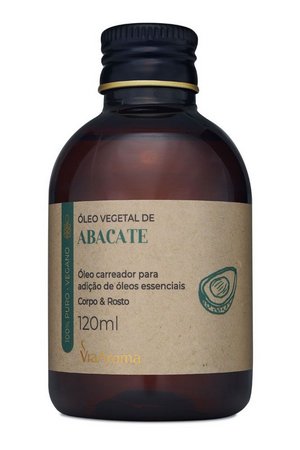 Óleo Vegetal de Abacate - Via Aroma - Frasco 120ml - Mundo dos Óleos
