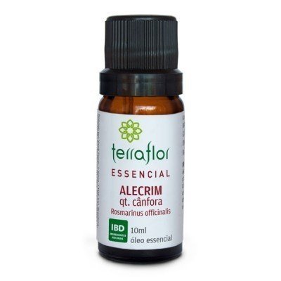Óleo Essencial de Alecrim qt. Cânfora - Terra Flor - Frasco com 10ml - Mundo dos Óleos