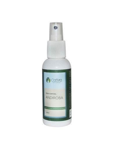 Spray Corporal Andiroba - Cativa - Frasco com 120ml - Mundo dos Óleos