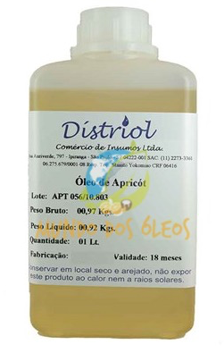 Óleo de Abrico - Distriol - Frasco com 1 Litro - Mundo dos Óleos