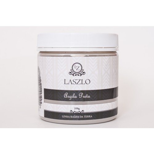 Argila Preta - Laszlo - Frasco com 350g - Mundo dos Óleos