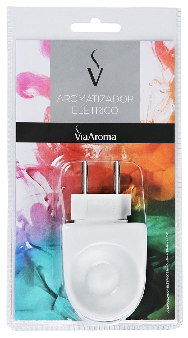 Aromatizador Elétrico de Porcelana - Via Aroma - Mundo dos Óleos