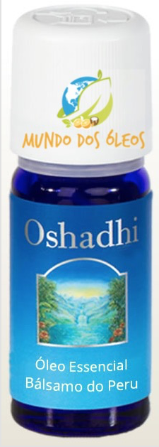 Óleo Essencial de Bálsamo do Peru (Destilado) - Oshadhi - Frasco com 5ml - Mundo dos Óleos
