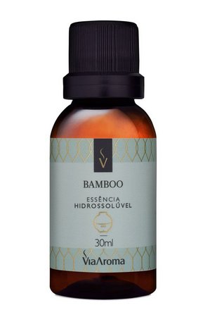 Essência Hidrossolúvel de Bamboo - Via Aroma - Frasco com 30ml - Mundo dos Óleos