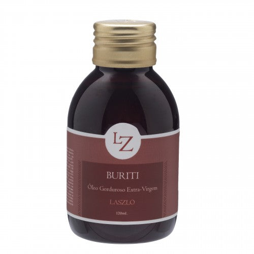 Óleo Vegetal de Buriti Extra Virgem - Laszlo - Frasco com 120ml - Mundo dos Óleos