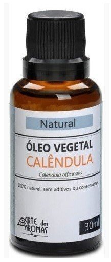 Óleo Vegetal de Calêndula - Arte dos Aromas - Frasco com 30ml - Mundo dos Óleos
