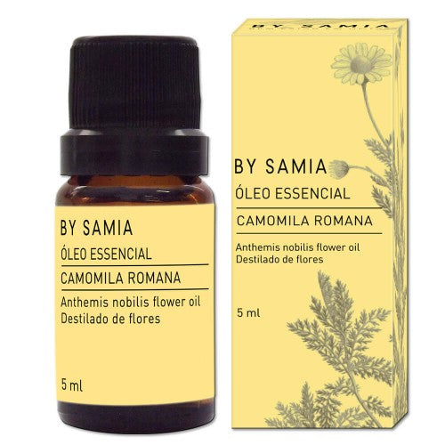 Óleo Essencial de Camomila Romana - By Samia - Frasco com 5ml - Mundo dos Óleos
