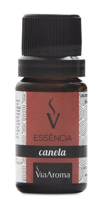 Essência de Canela - Via Aroma - Frasco com 10ml - Mundo dos Óleos