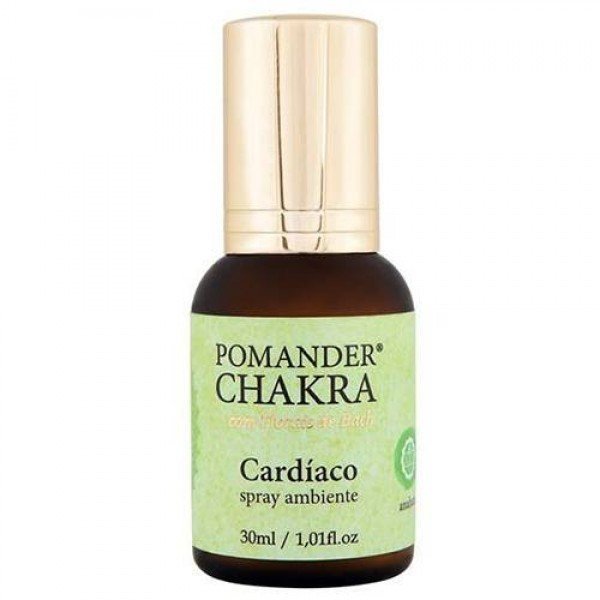 Pomander Chakra Cardíaco - Spray - Monas - Frasco com 30ml - Mundo dos Óleos